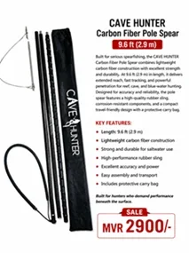 Carbon Fiber Pole Spears